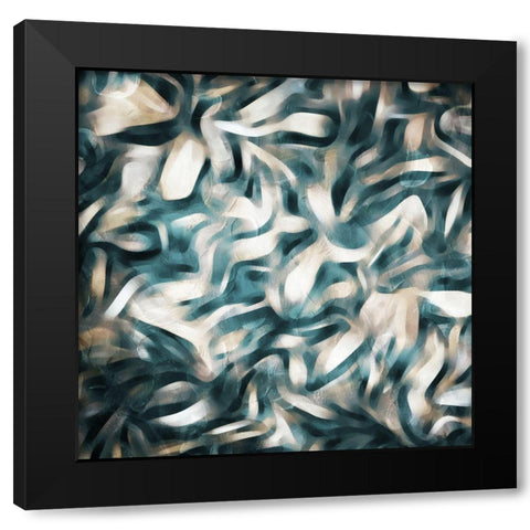 Lost In Black Modern Wood Framed Art Print by Villa, Mlli