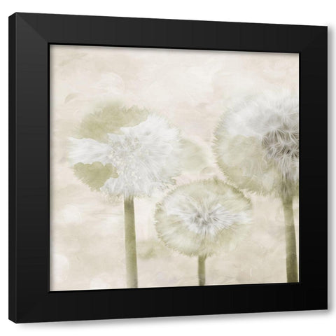 Make A Wish Cream Black Modern Wood Framed Art Print with Double Matting by Villa, Mlli