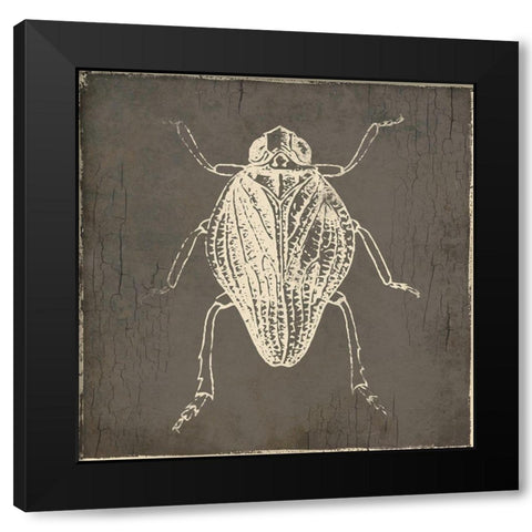 Bug Life One Black Modern Wood Framed Art Print by Villa, Mlli