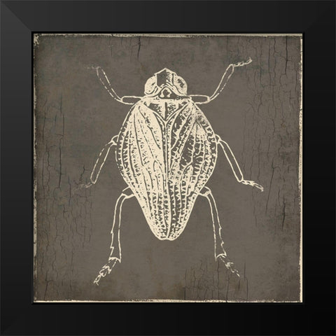 Bug Life One Black Modern Wood Framed Art Print by Villa, Mlli