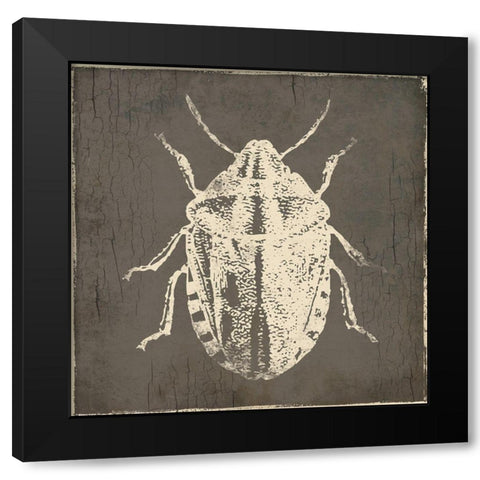 Bug Life Four Black Modern Wood Framed Art Print by Villa, Mlli
