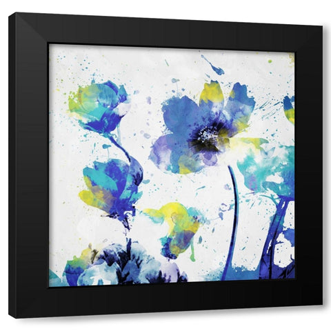 Flowers are Watered Black Modern Wood Framed Art Print with Double Matting by Villa, Mlli