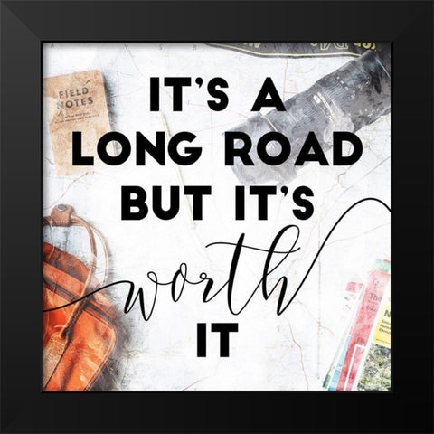 Worth Black Modern Wood Framed Art Print by Villa, Mlli