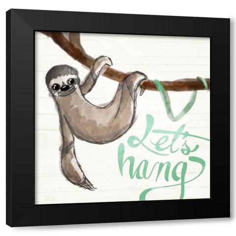 Lets Hang Black Modern Wood Framed Art Print with Double Matting by Villa, Mlli