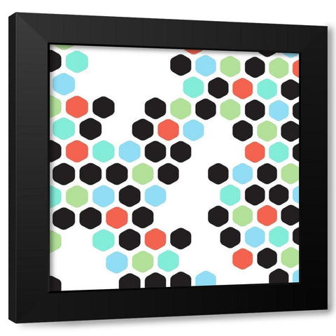 Digital Cool Black Modern Wood Framed Art Print by Villa, Mlli