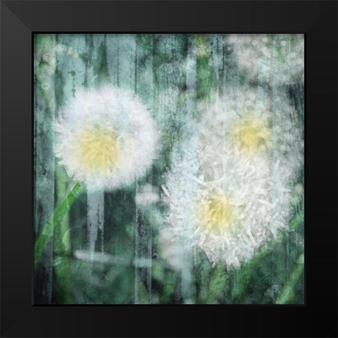 Day In The Rain Black Modern Wood Framed Art Print by Villa, Mlli