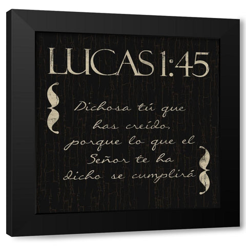 Lucas Dichosa Black Modern Wood Framed Art Print by Villa, Mlli