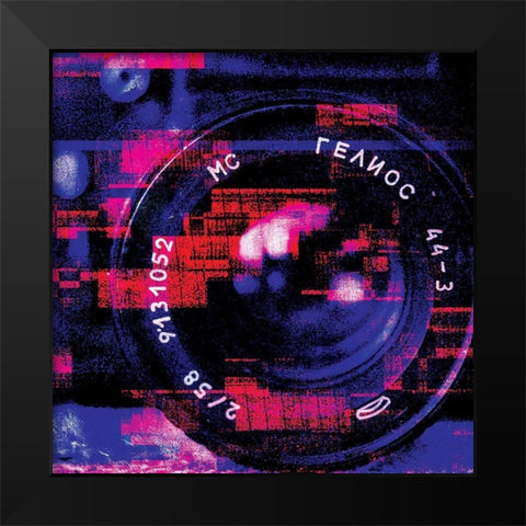 Look Closer Black Modern Wood Framed Art Print by Villa, Mlli