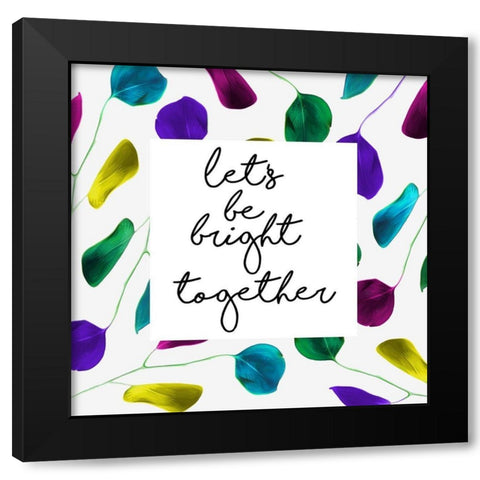 Add Love And Water Black Modern Wood Framed Art Print by Villa, Mlli