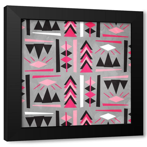 Stay In Your Lane Black Modern Wood Framed Art Print by Villa, Mlli