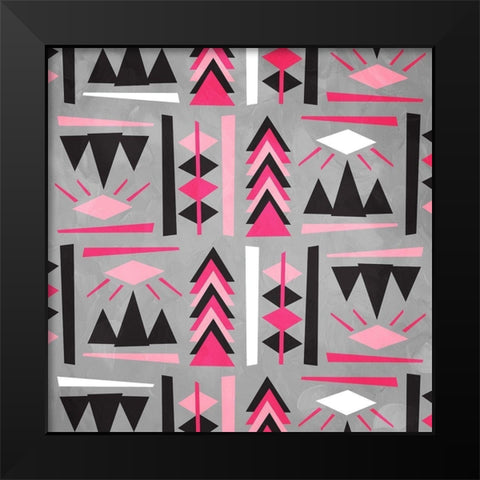 Stay In Your Lane Black Modern Wood Framed Art Print by Villa, Mlli