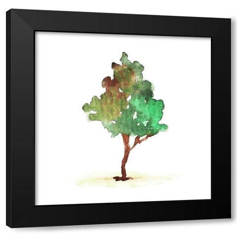 Water The Tree Black Modern Wood Framed Art Print with Double Matting by Villa, Mlli
