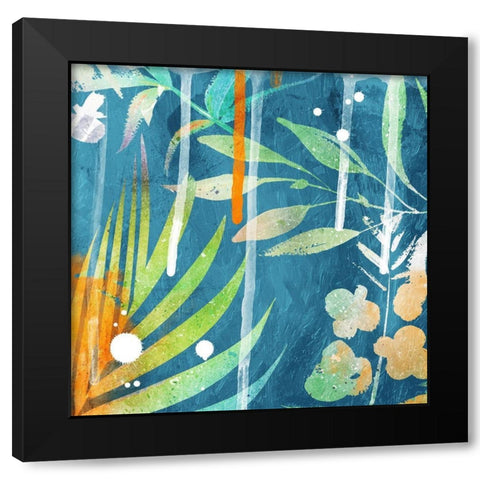 Tropical Thoughts One Black Modern Wood Framed Art Print with Double Matting by Villa, Mlli