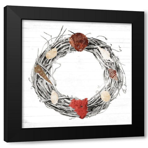 Time For the Coast True Colors Black Modern Wood Framed Art Print by Villa, Mlli