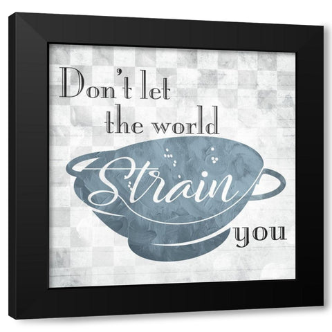 Strain Black Modern Wood Framed Art Print with Double Matting by Villa, Mlli
