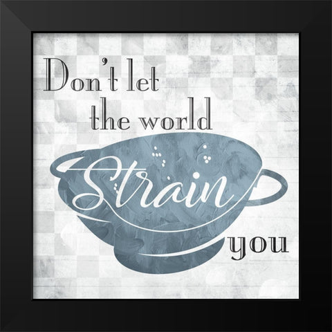 Strain Black Modern Wood Framed Art Print by Villa, Mlli