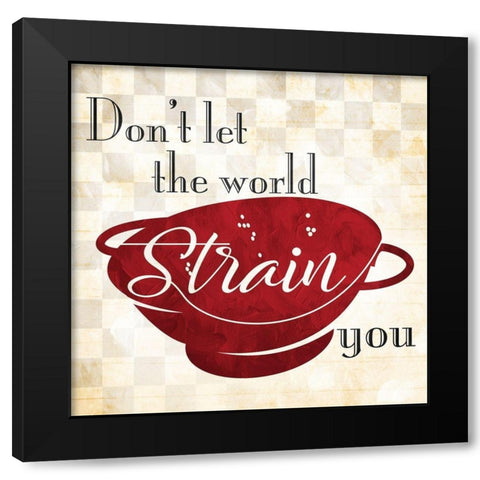 Strain Traditional Black Modern Wood Framed Art Print by Villa, Mlli