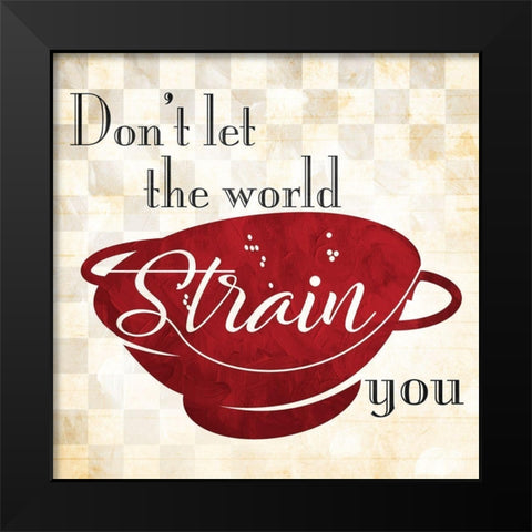 Strain Traditional Black Modern Wood Framed Art Print by Villa, Mlli