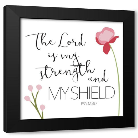 The Lord Black Modern Wood Framed Art Print with Double Matting by Villa, Mlli