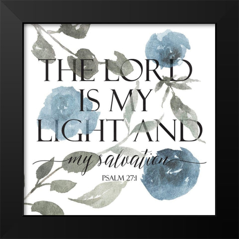 Lord And Light Black Modern Wood Framed Art Print by Villa, Mlli