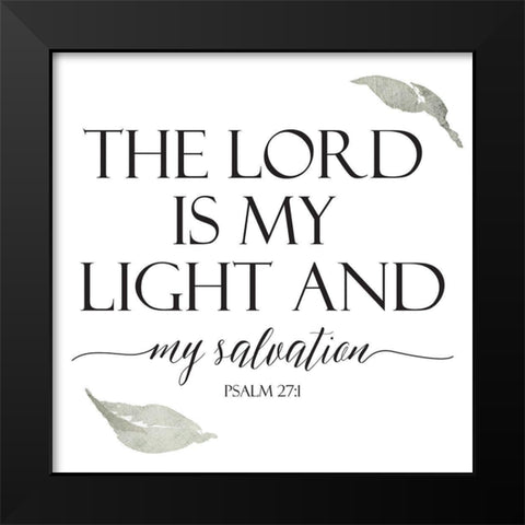 My Salvation Black Modern Wood Framed Art Print by Villa, Milli