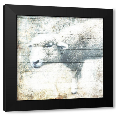 Wake Up Time Black Modern Wood Framed Art Print by Villa, Mlli