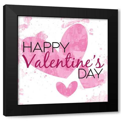 Ice Cold Valentine Black Modern Wood Framed Art Print with Double Matting by Villa, Milli