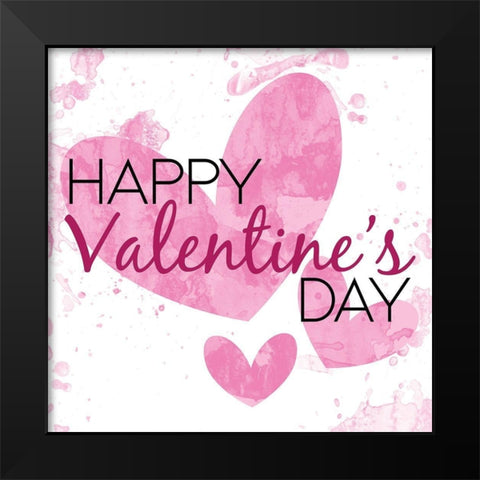 Ice Cold Valentine Black Modern Wood Framed Art Print by Villa, Milli