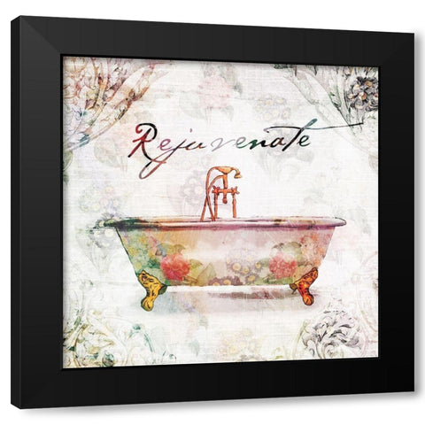 Vintage Rejuvenate Black Modern Wood Framed Art Print with Double Matting by Villa, Milli