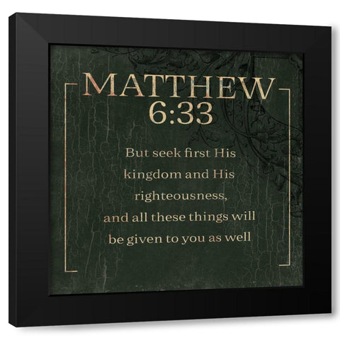 Matthew Swamp Black Modern Wood Framed Art Print with Double Matting by Villa, Milli