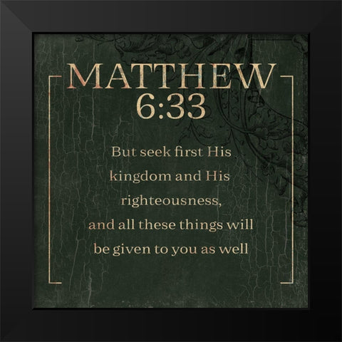 Matthew Swamp Black Modern Wood Framed Art Print by Villa, Milli