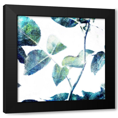 Universal Leaves 2 Black Modern Wood Framed Art Print by Villa, Milli