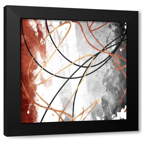 Rustic Moves Black Modern Wood Framed Art Print with Double Matting by Villa, Milli