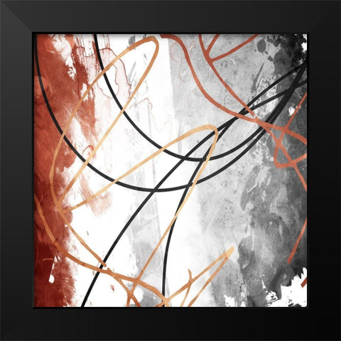 Rustic Moves Black Modern Wood Framed Art Print by Villa, Milli