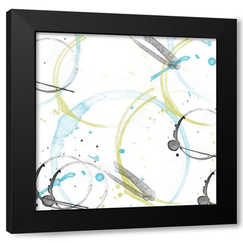 Abstract 2 Black Modern Wood Framed Art Print by Fraser, Orane