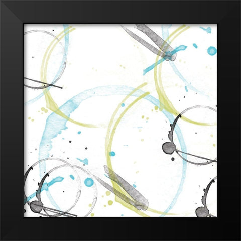 Abstract 2 Black Modern Wood Framed Art Print by Fraser, Orane