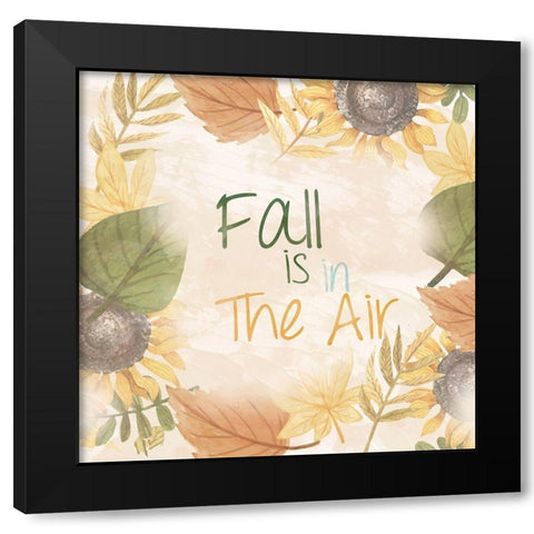 Fall Decor 1 Black Modern Wood Framed Art Print by Fraser, Orane