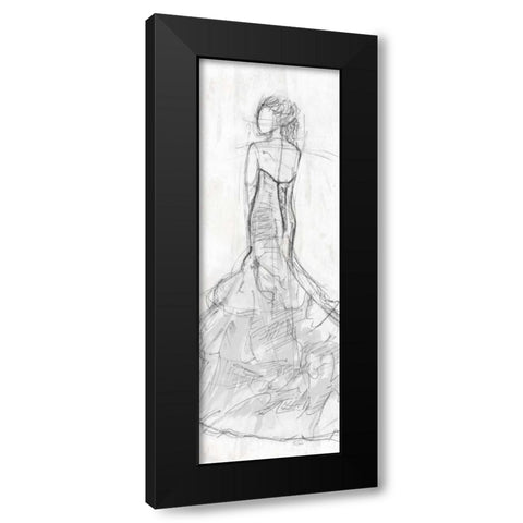 Dress Back 2 Black Modern Wood Framed Art Print with Double Matting by OnRei