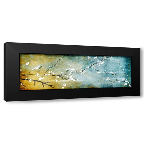 In The Wind Black Modern Wood Framed Art Print with Double Matting by OnRei