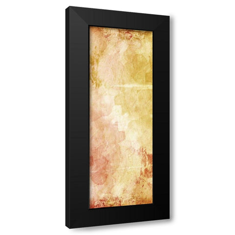 Harmonious Warmth Black Modern Wood Framed Art Print with Double Matting by OnRei