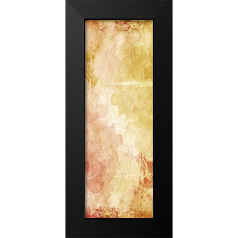 Harmonious Warmth Black Modern Wood Framed Art Print by OnRei