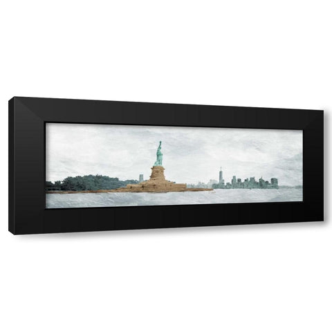 New York State Of Mind Black Modern Wood Framed Art Print with Double Matting by OnRei