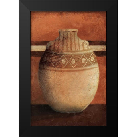 Vessel 2 Black Modern Wood Framed Art Print by OnRei