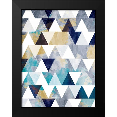 Nuetral Desert Sky Windows Black Modern Wood Framed Art Print by OnRei