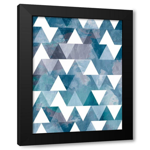 Sky Windows Black Modern Wood Framed Art Print with Double Matting by OnRei