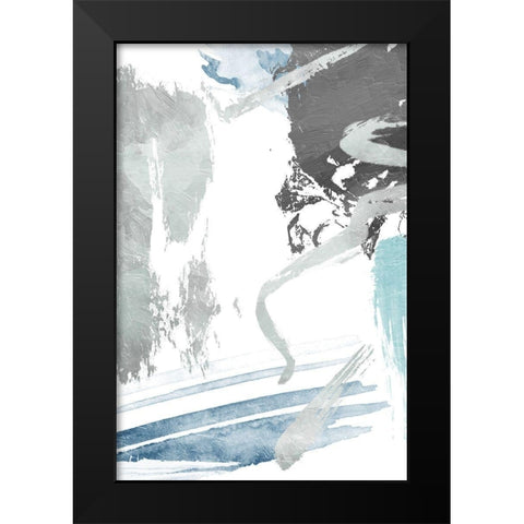 Rainy Dream Black Modern Wood Framed Art Print by On Rei