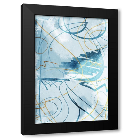 Get It Out Mate Black Modern Wood Framed Art Print with Double Matting by OnRei