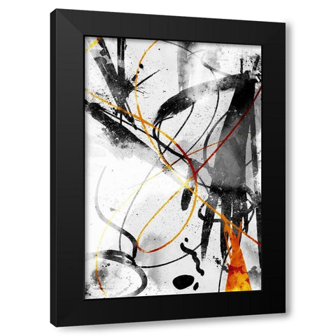 Get It All Out Black Modern Wood Framed Art Print with Double Matting by OnRei