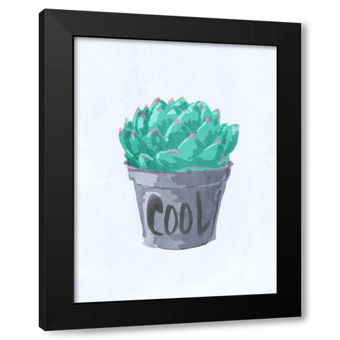 Cool Pot Black Modern Wood Framed Art Print with Double Matting by OnRei