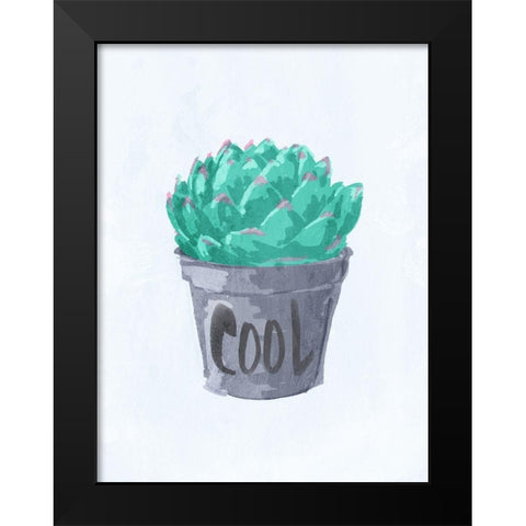 Cool Pot Black Modern Wood Framed Art Print by OnRei